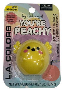 L.A. Colors Scented Lip Balm Peach Sherbet - "You're Peachy" Chick Magnet